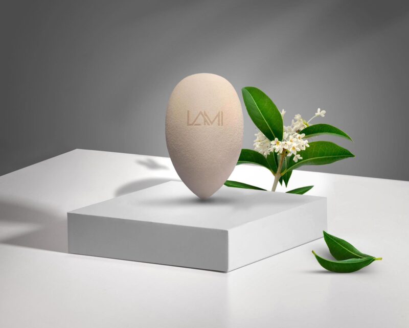 LAMI Makeup Blender Sponge  Gąbka do Makijażu z proszku kwiatowego - obrazek 3