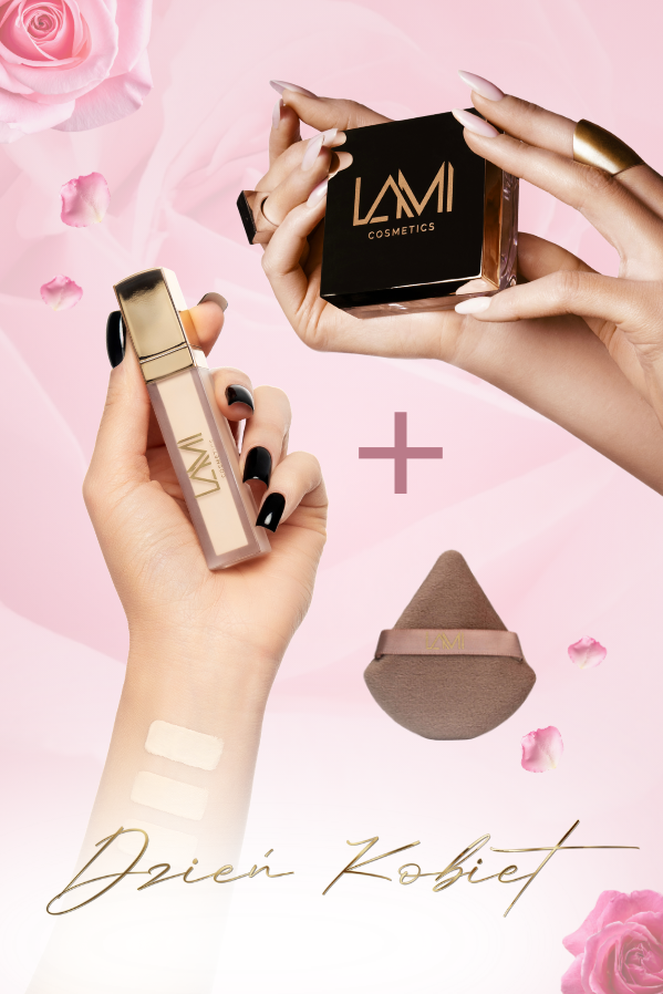 Zestaw EFEKT PHOTOSHOPA (wygładzający puder pod oczy, korektor pod oczy retouch creamy concealer, puszek)