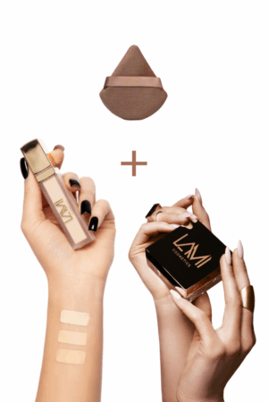 Zestaw EFEKT PHOTOSHOPA (wygładzający puder pod oczy, korektor pod oczy retouch creamy concealer, puszek)